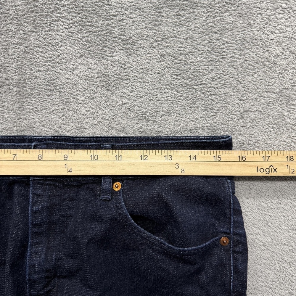 Levis Shorts Womens Measured 31x5 Blue Denim Bermuda Stretch‎ Pockets Casual - Picture 7 of 10